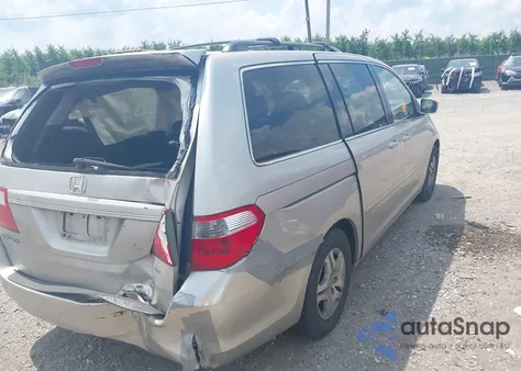 2006 Honda Odyssey Ex z USA, uszkodzony, nr VIN 5FNRL38486B400356